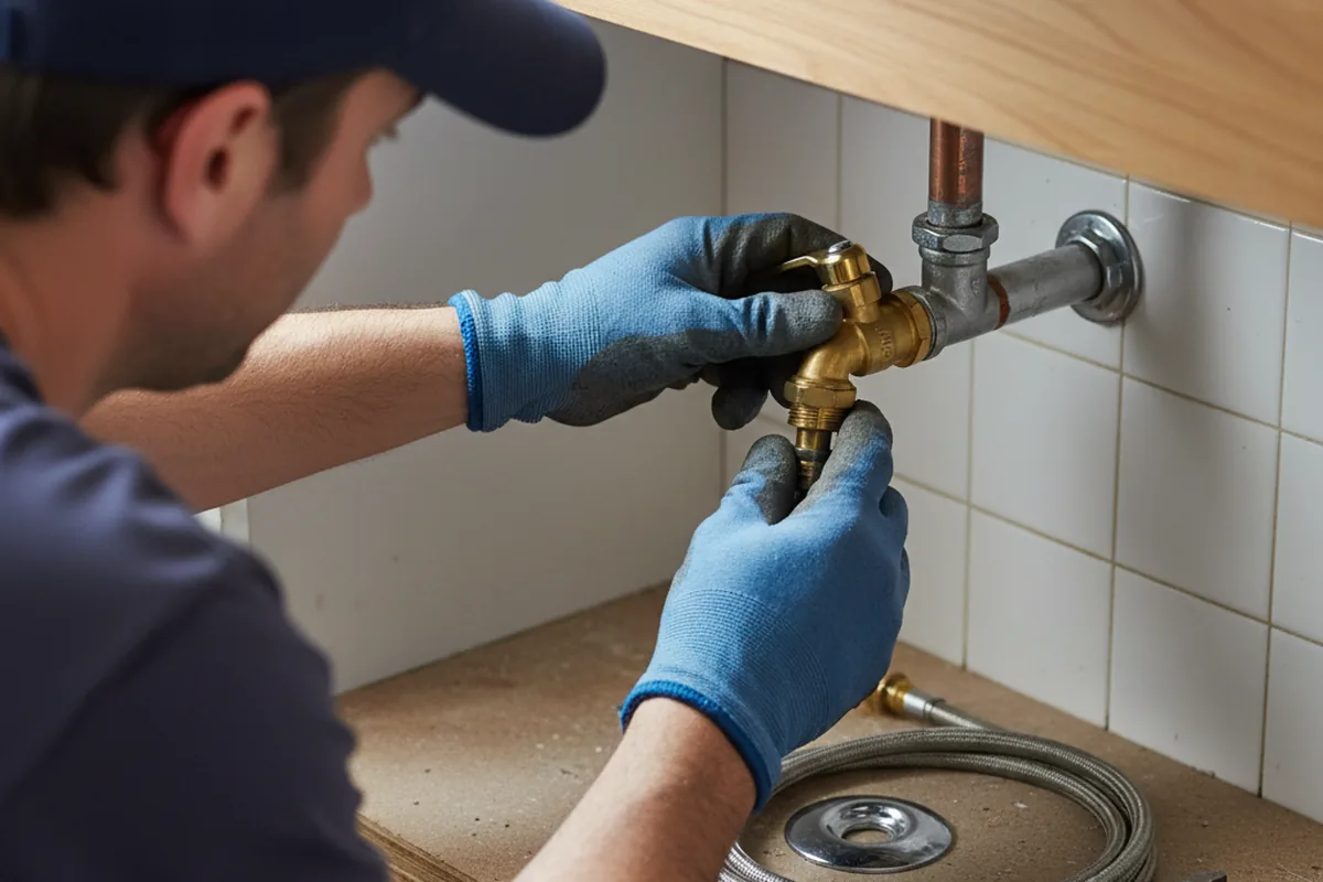 Shutoff valve and fitting work during Faucet and Fixture Repair in Pattonsburg